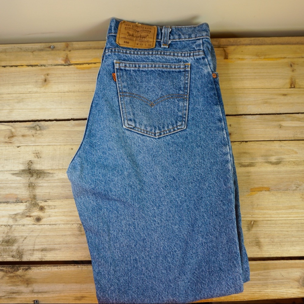 Vintage orange tab Levi jeans